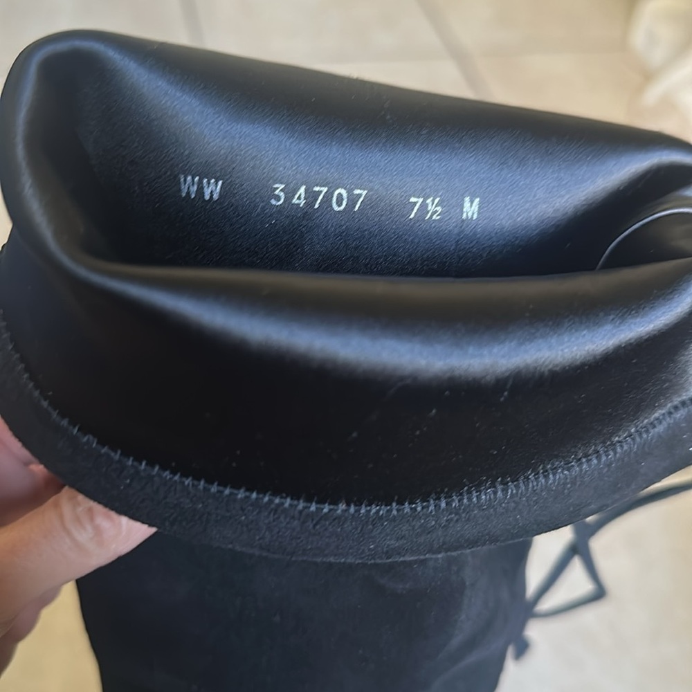 Stuart Weitzman Highland Suede Over-The-Knee Boots - Picture 5 of 11